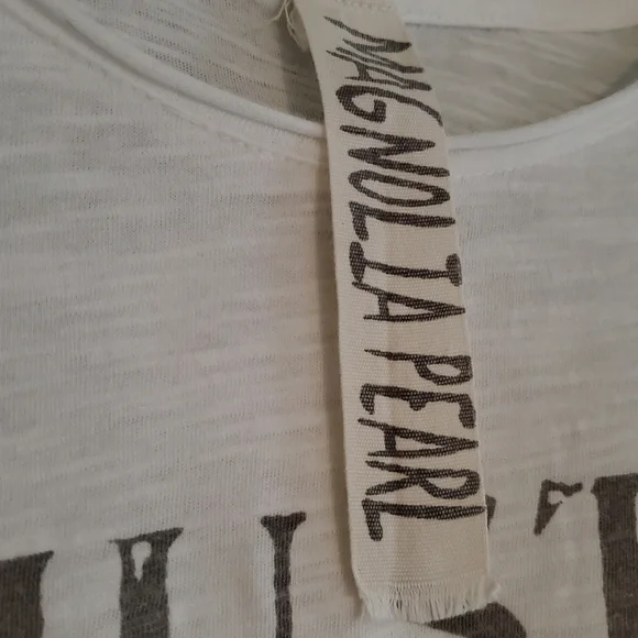 Magnolia Pearl Distressed You Just Love Boyfriend Tee